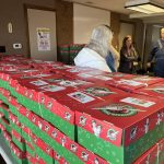 181 shoeboxes delivered November 17 -- 8 more on 11/21/22